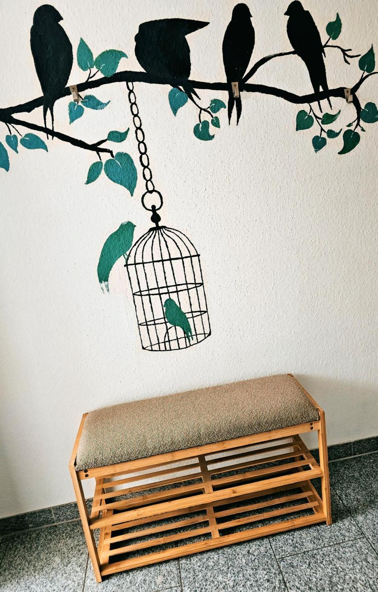 Ferienwohnung ジンスハイム エクステリア 写真